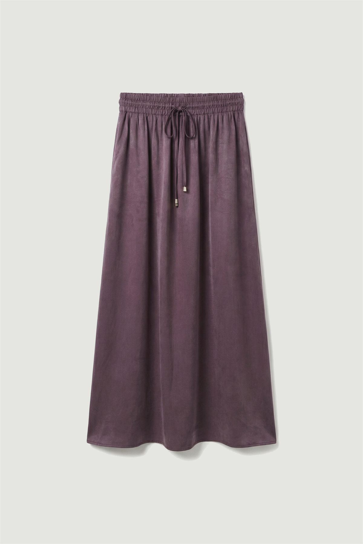 3380 LASTİKLİ ETEK BORDO