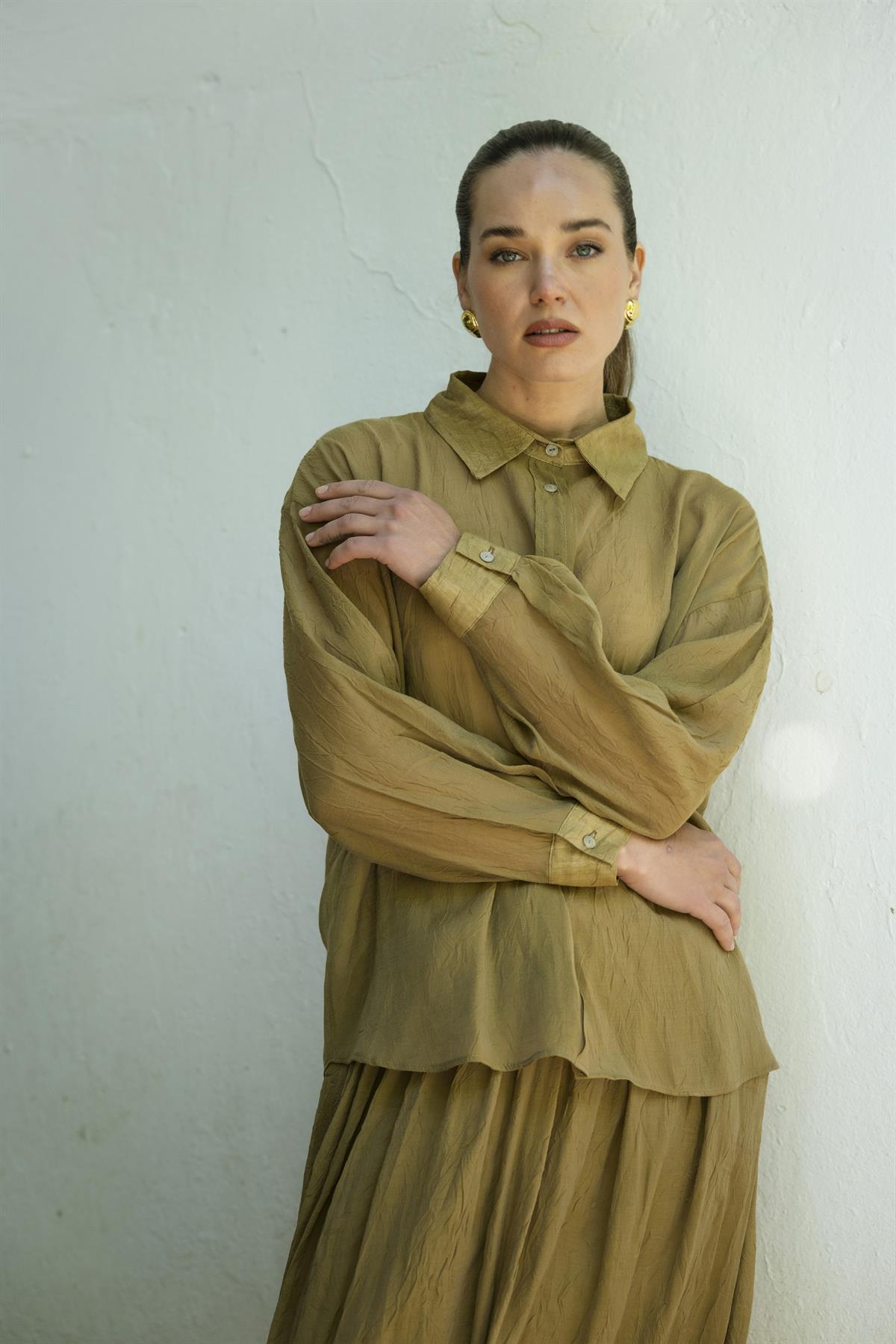 51159 GÖMLEK ETEK TAKIM OLİVE