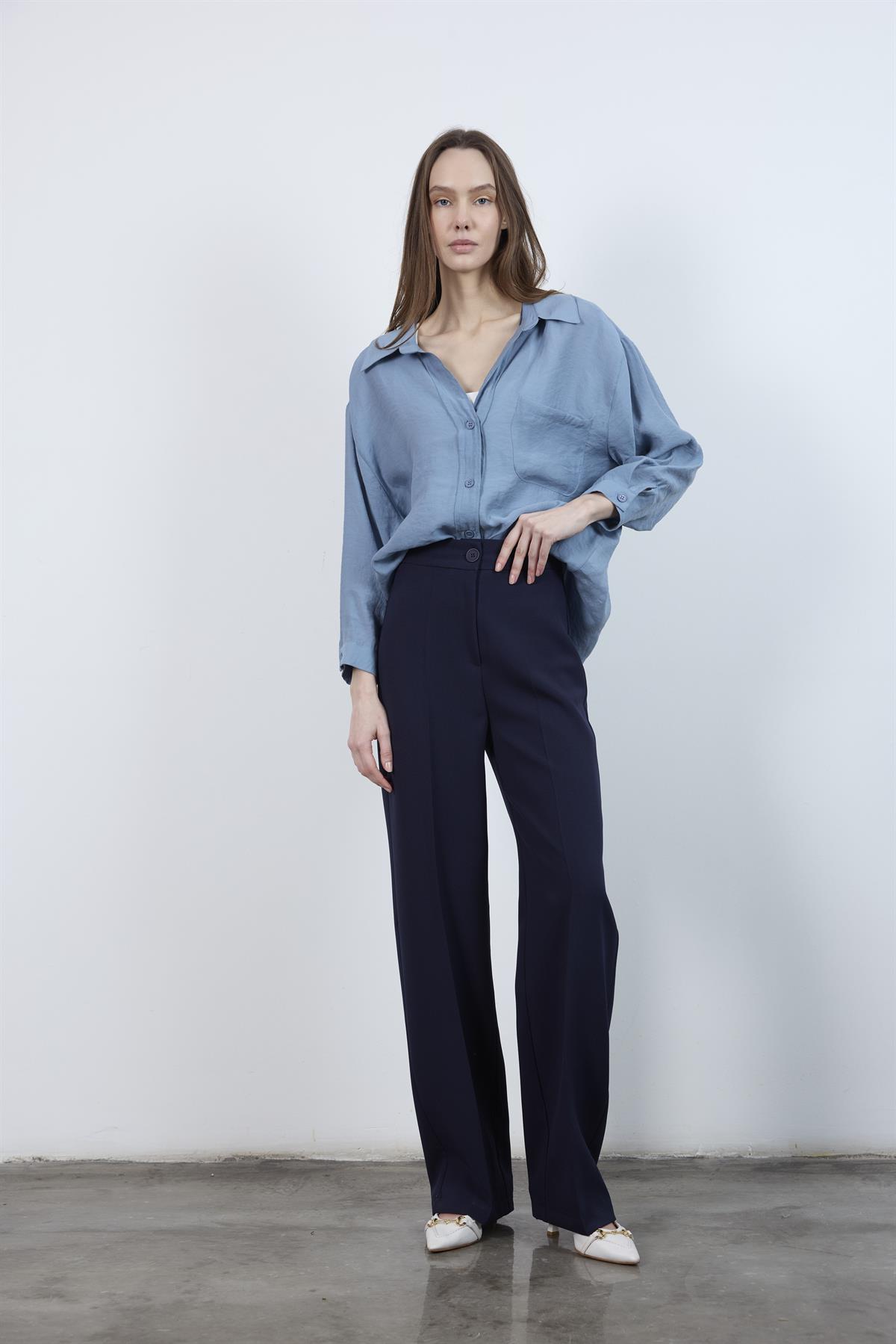 50714 PALAZZO PAÇA PANTOLON LACİVERT