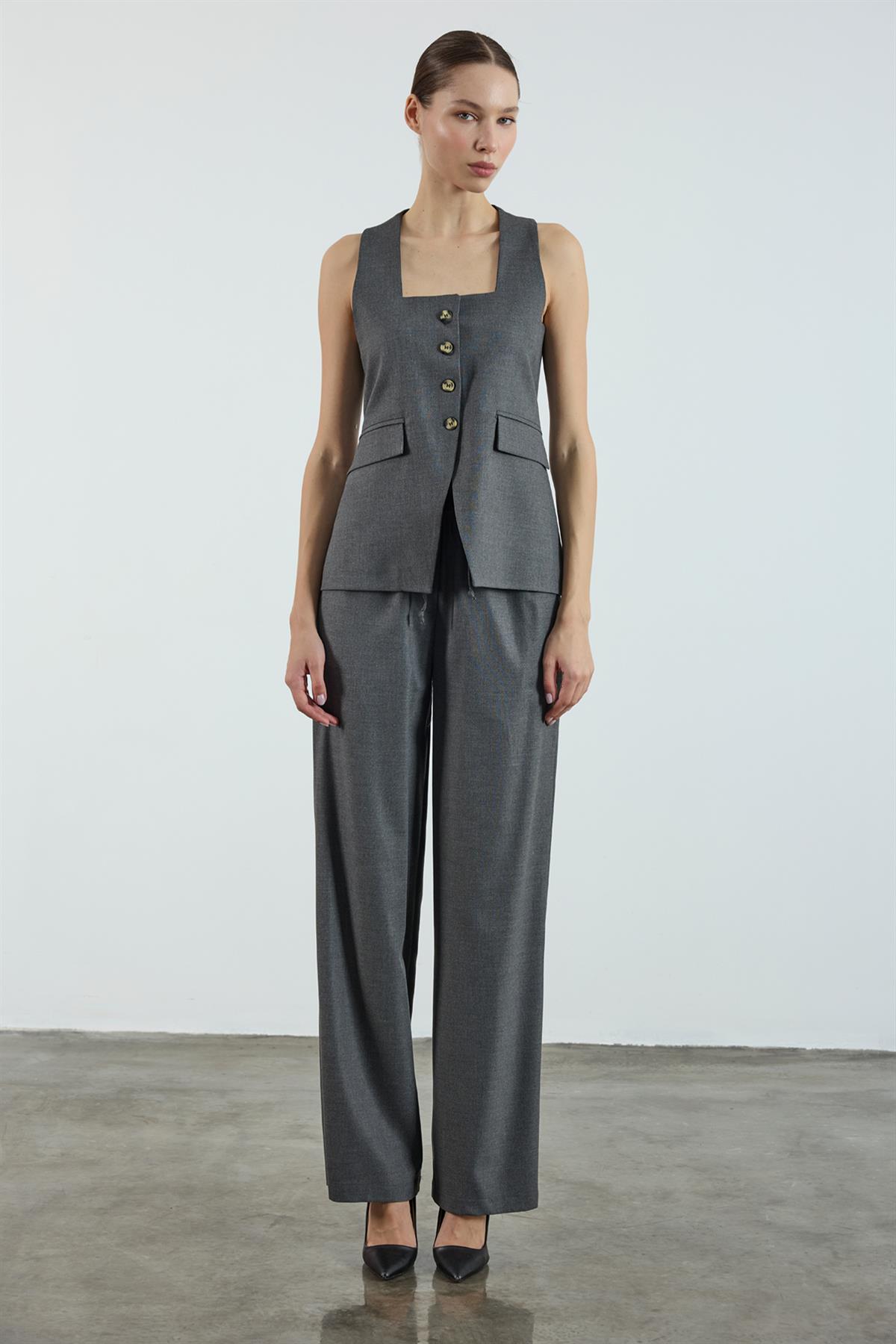 51102 YELEKLİ TAKIM ANTRASİT