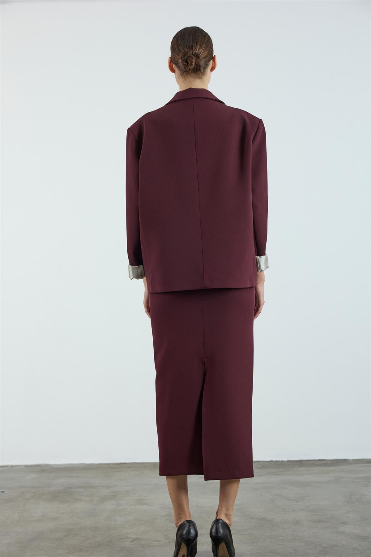 9555 BİYELİ CEKET MÜRDÜM-TAŞ