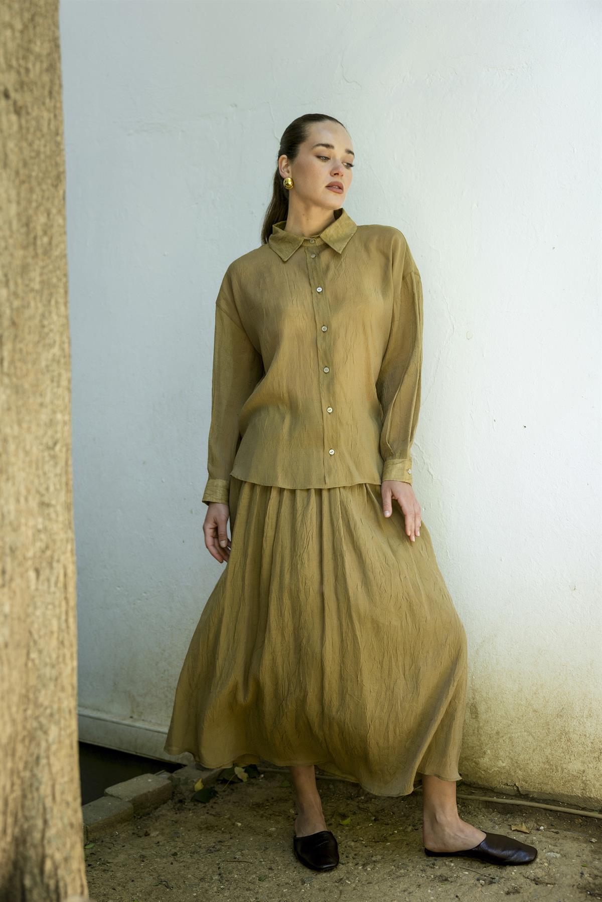 51159 GÖMLEK ETEK TAKIM OLİVE