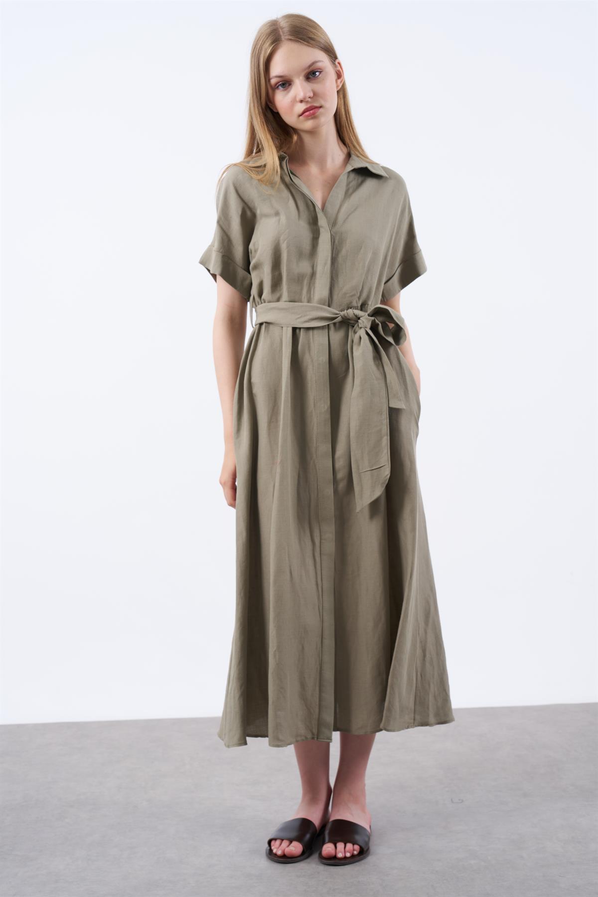 3209 GÖMLEK ELBİSE HAKİ