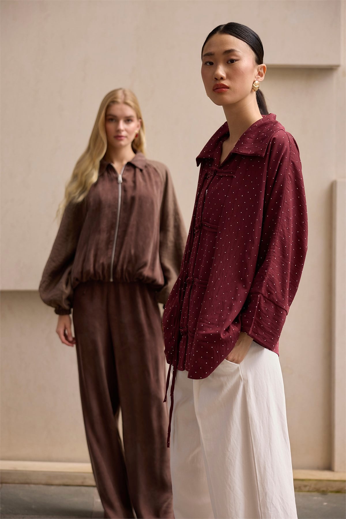 9789 BİYELİ CEKET BORDO