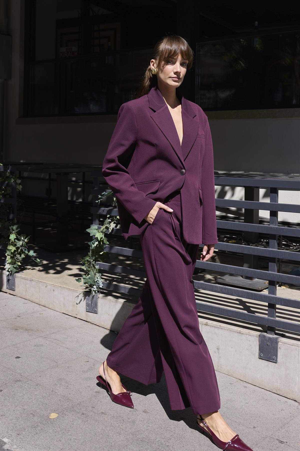 51210 POLİVİSKON PANTOLON MÜRDÜM