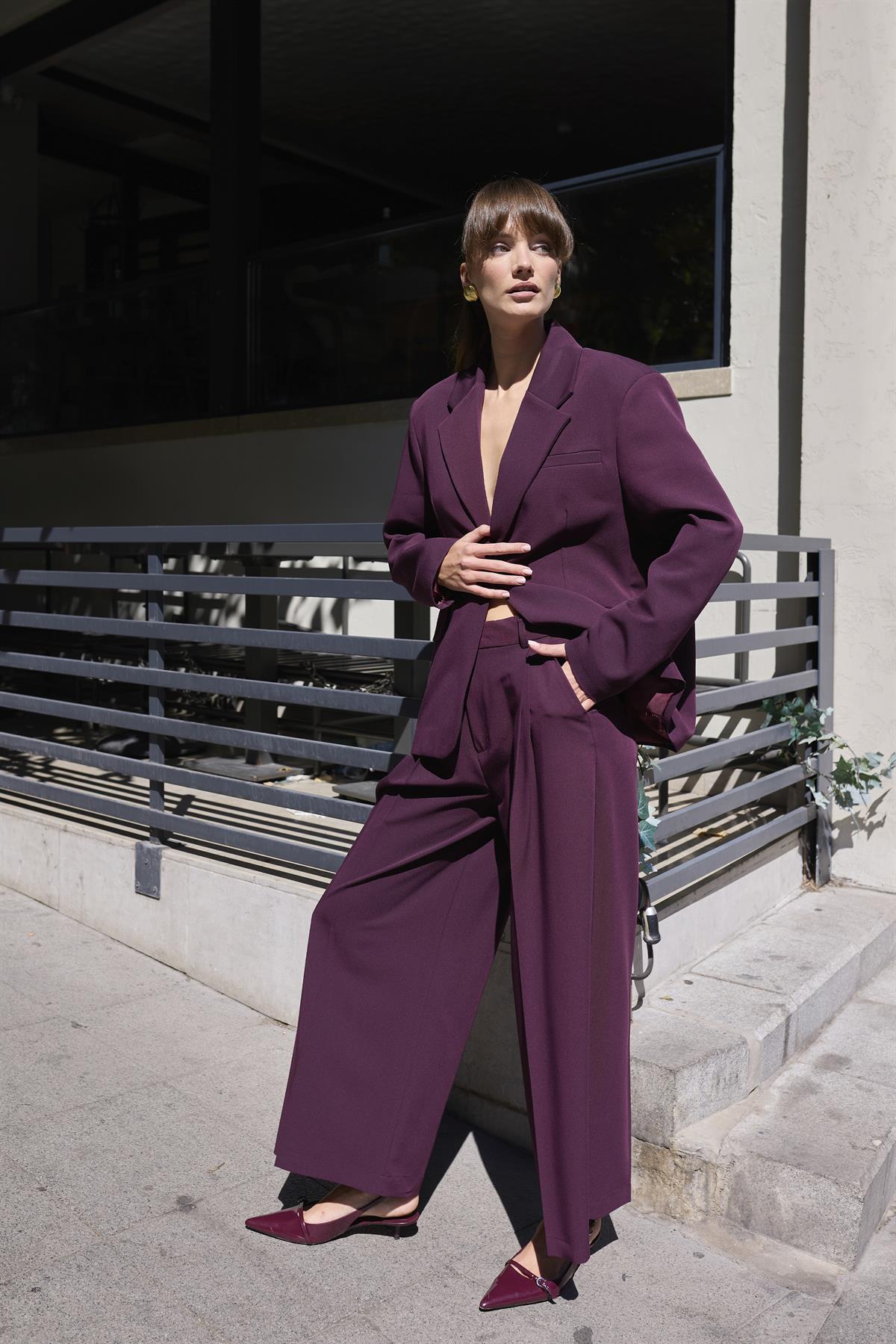 51210 POLİVİSKON PANTOLON MÜRDÜM