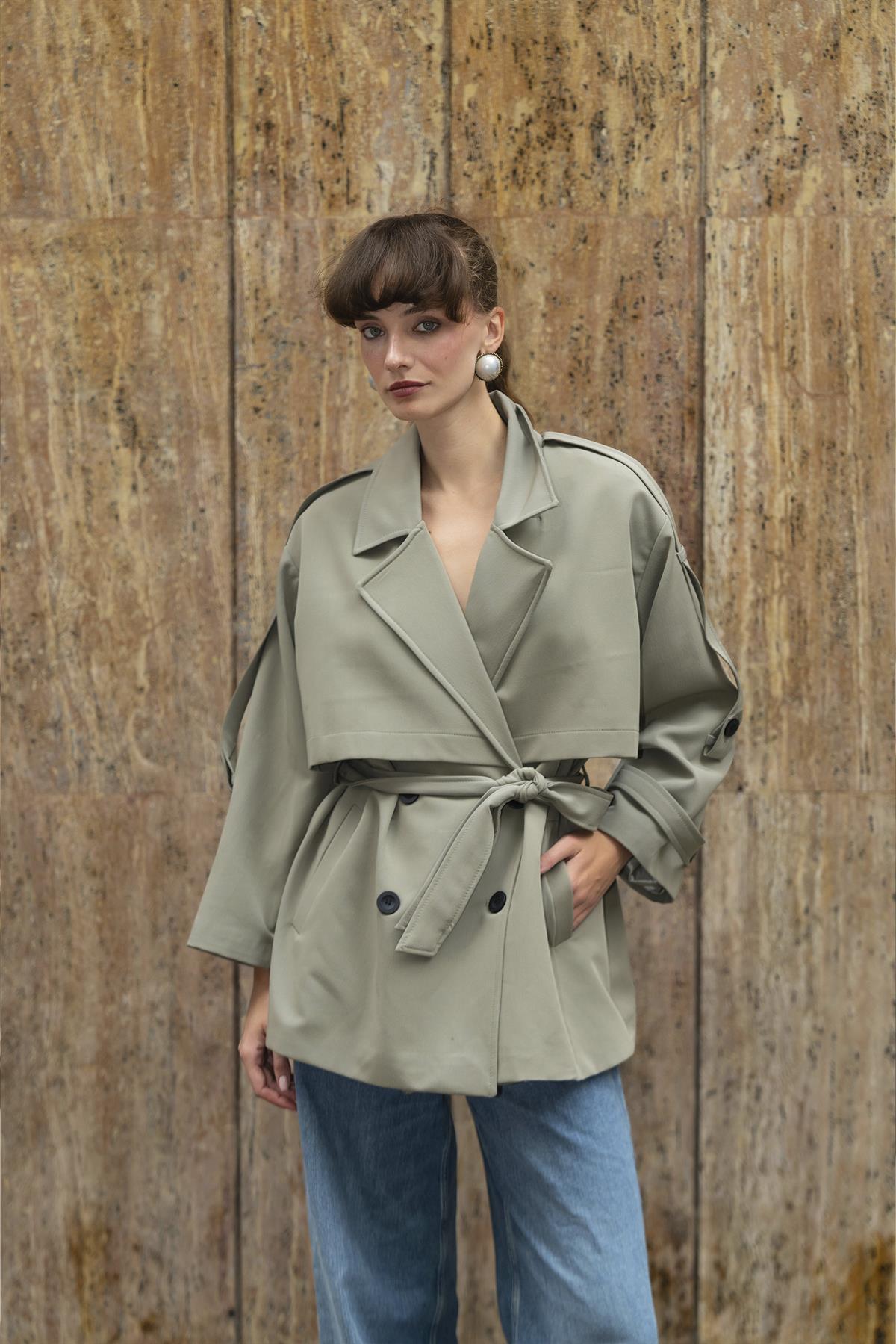 9580 KISA TRENÇ HAKİ