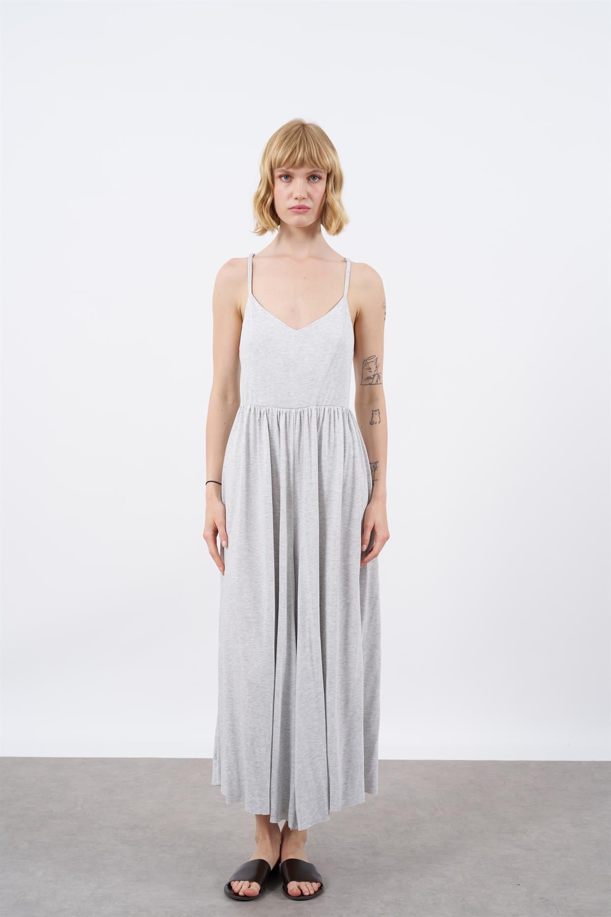 0061 İP ASKILI SÜPREM TULUM GRİ