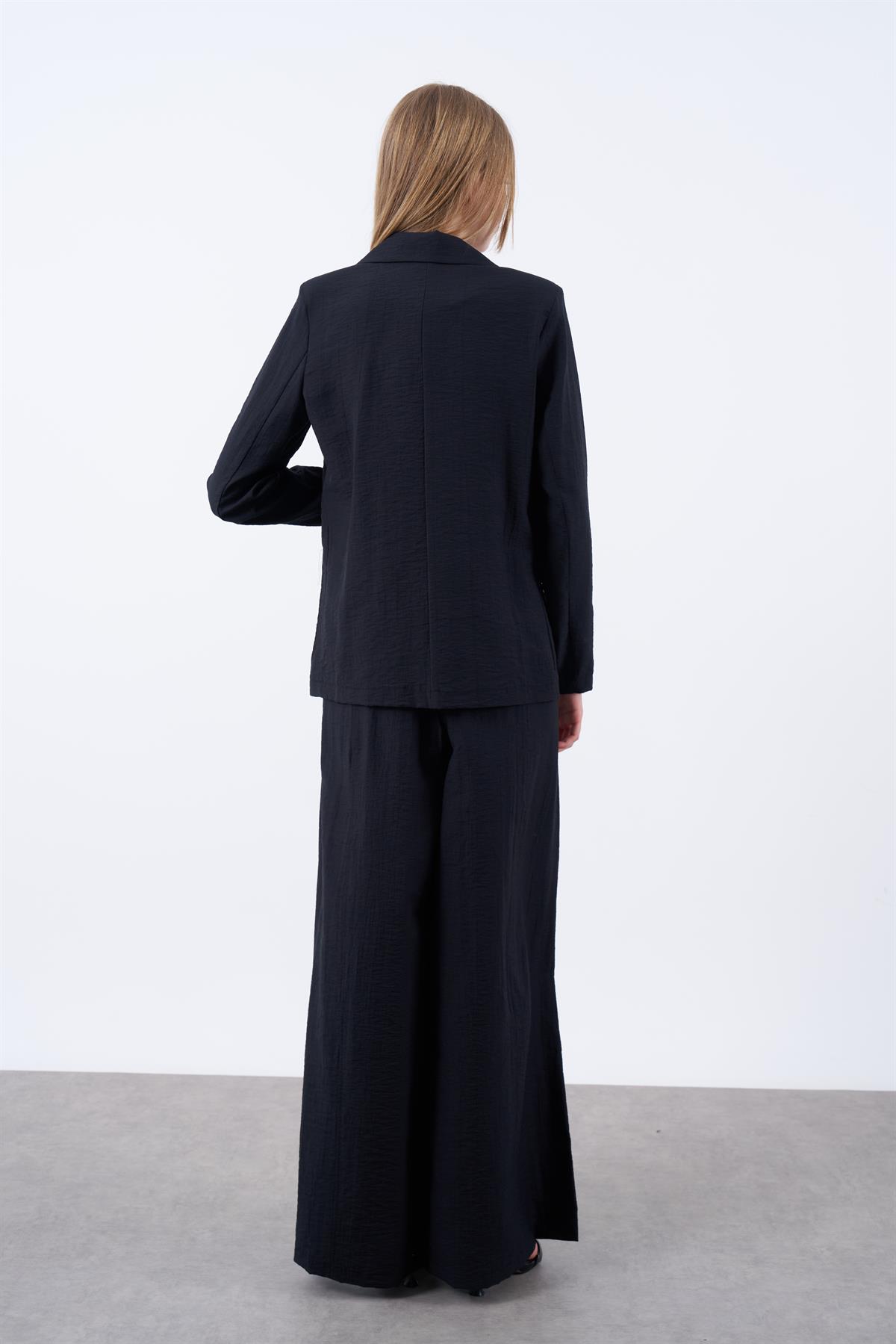 51007 CEKET PANTOLON TAKIM SİYAH