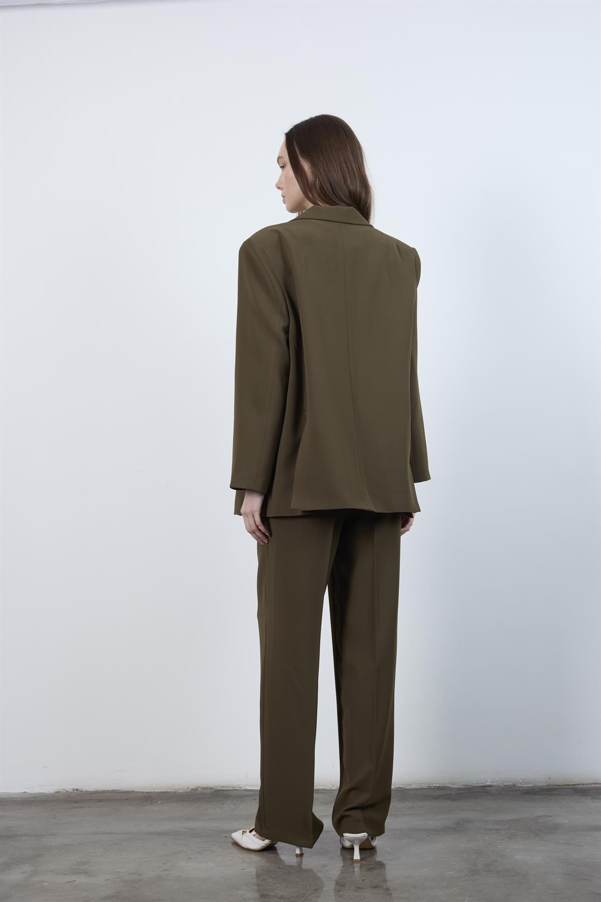 9418 CEKET PANTOLON TAKIM KOYU HAKİ