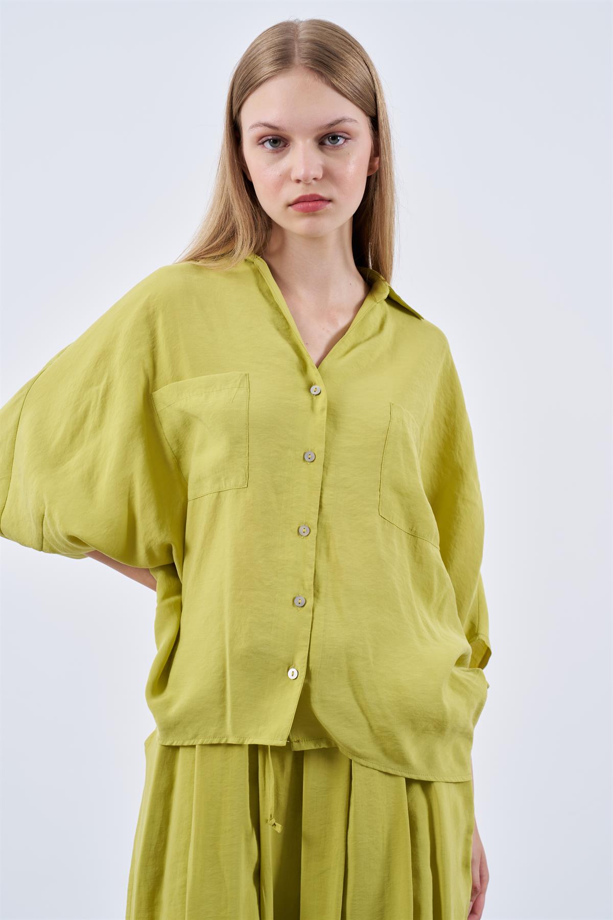 4925 OVERSIZE GÖMLEK HARDAL