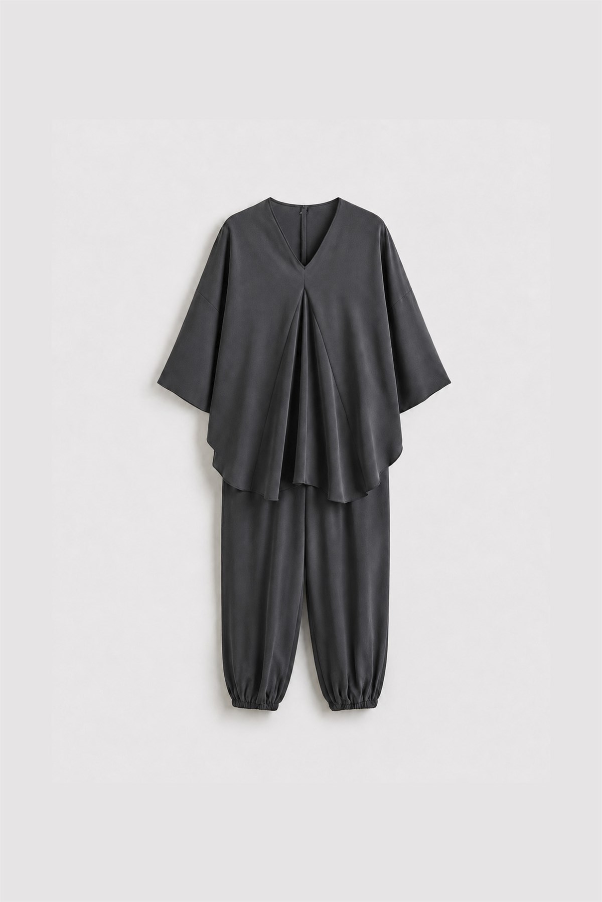 51337 BLUZ PANTOLON TAKIM ANTRASİT