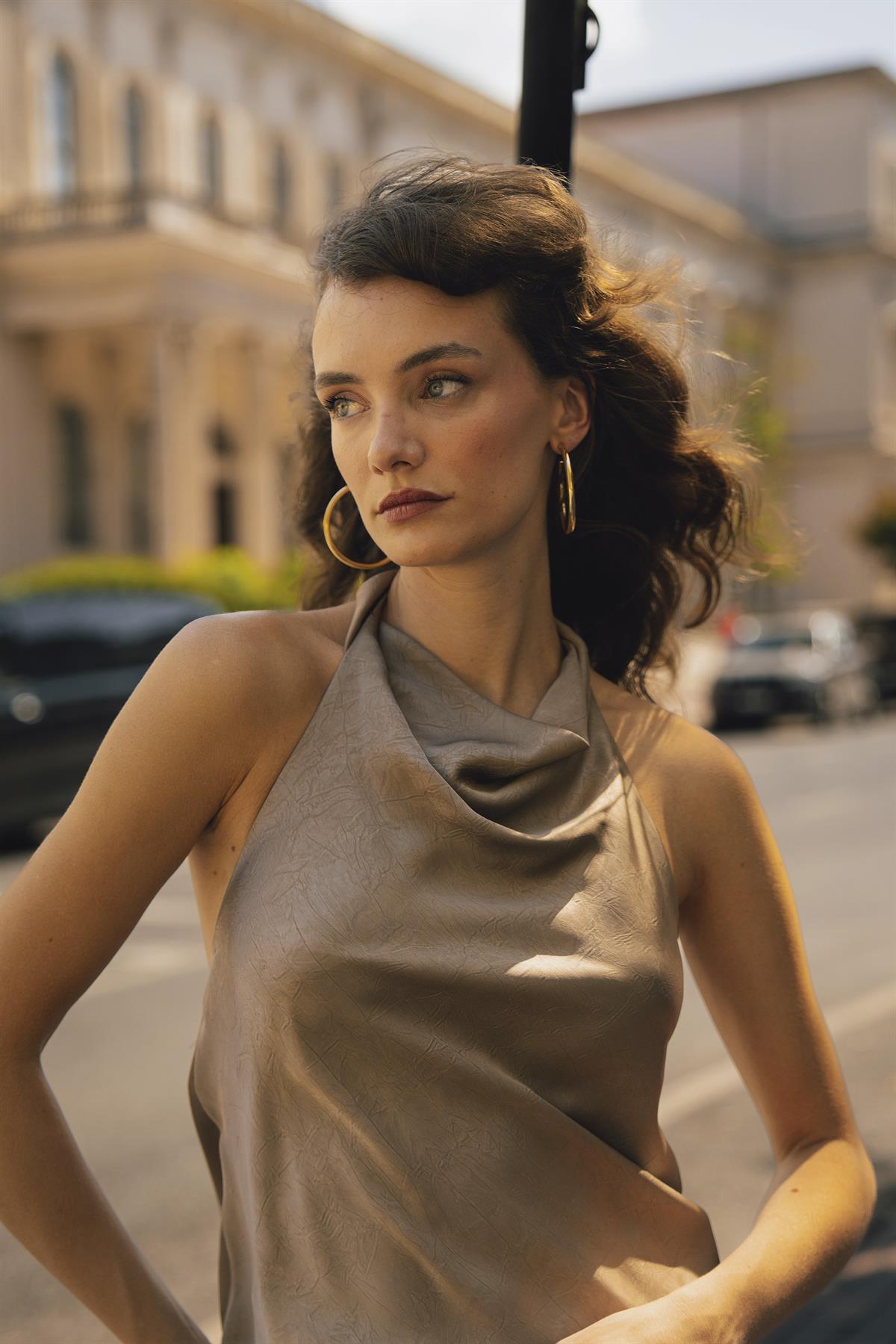 51211 BLUZ PANTOLON TAKIM VİZON