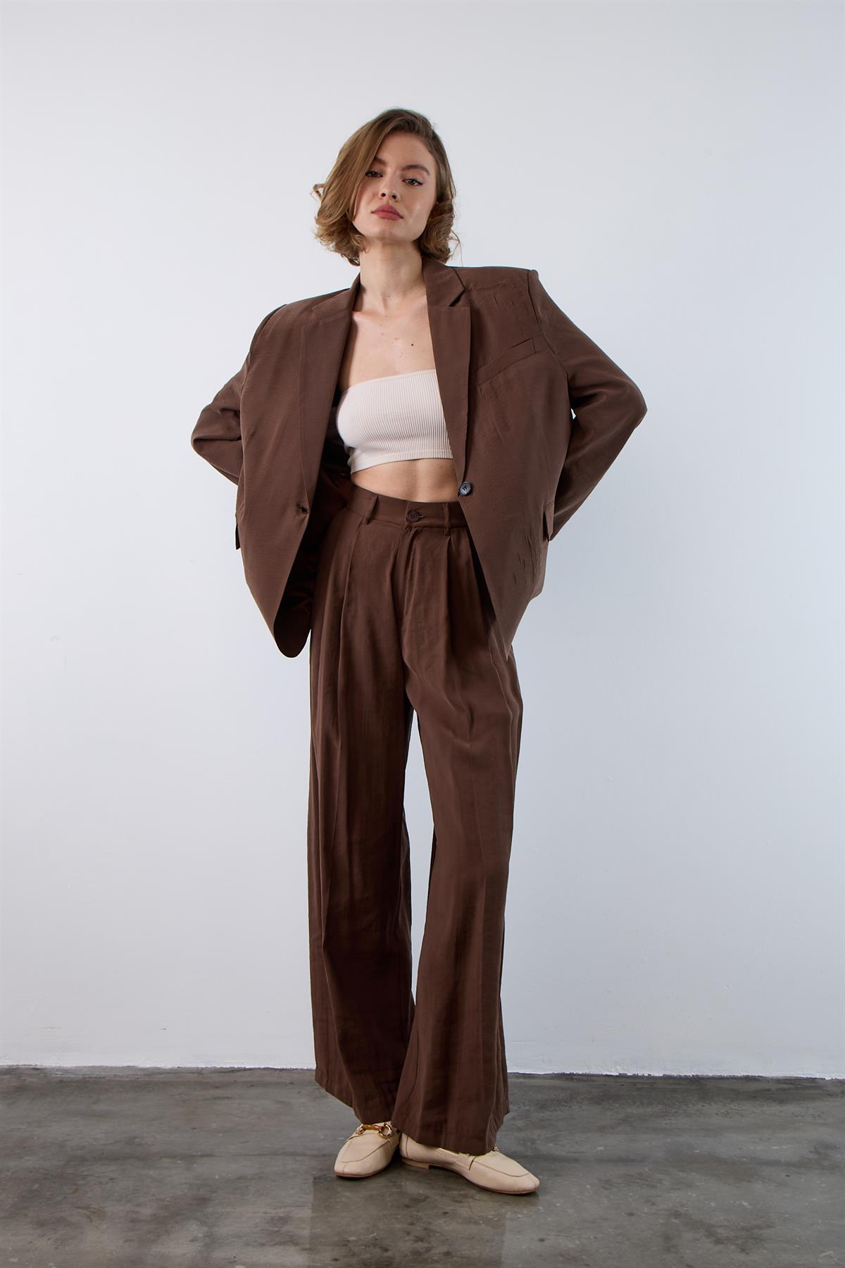 51113 PANTOLON KAHVE