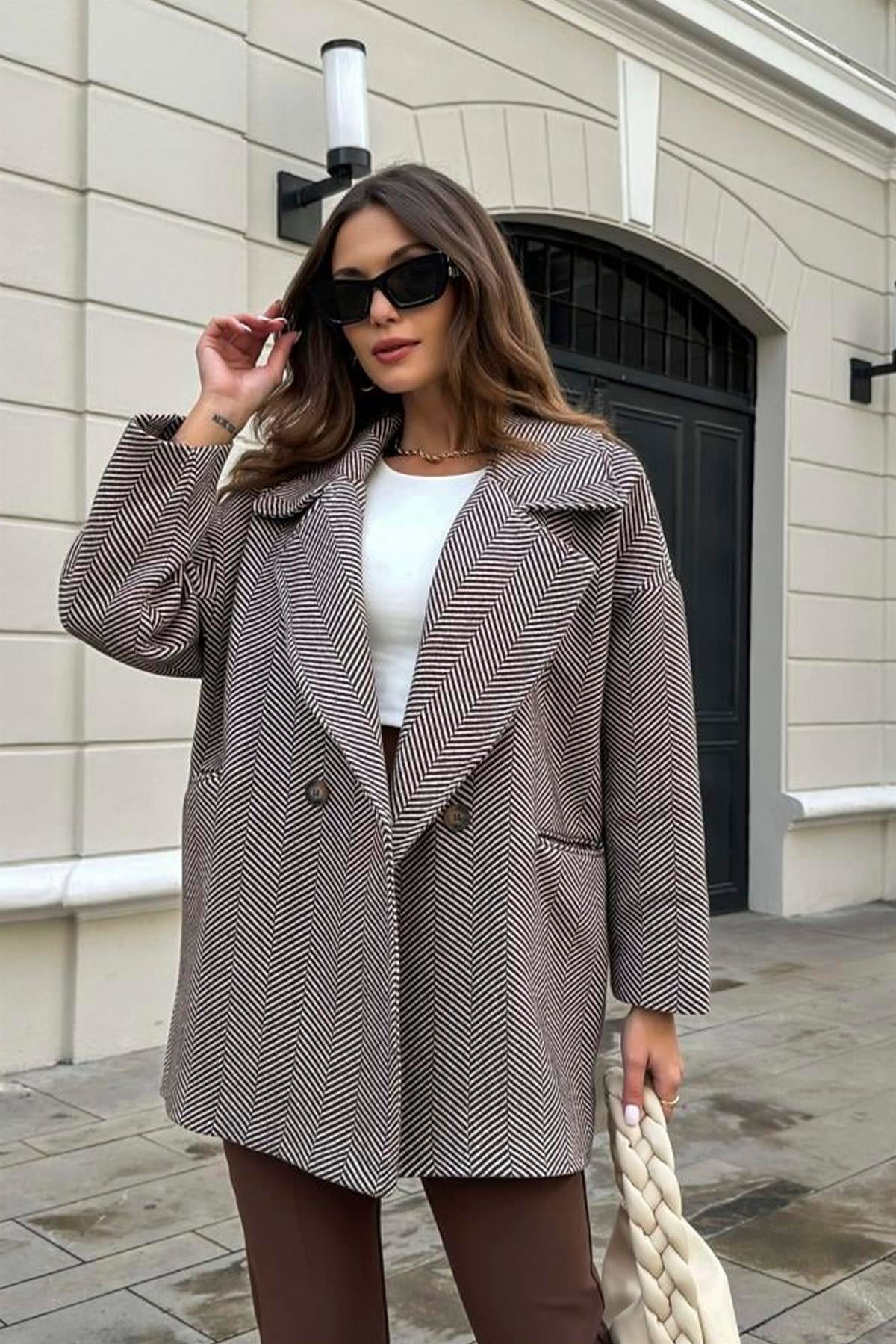 9252  BALIK SIRTI KABAN KAHVE