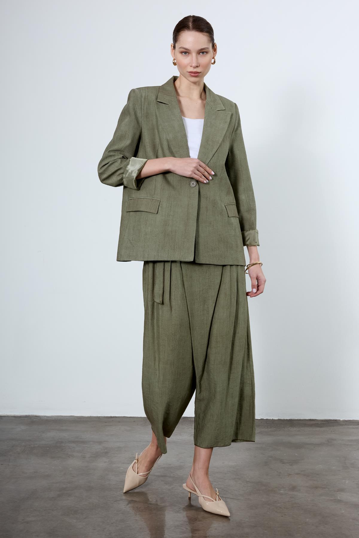 9551 PANTOLON CEKET TAKIM HAKİ