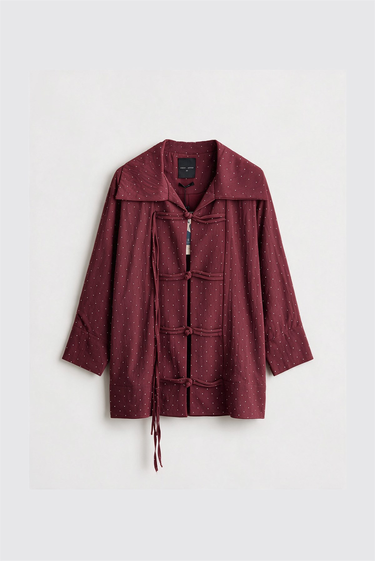 9789 BİYELİ CEKET BORDO