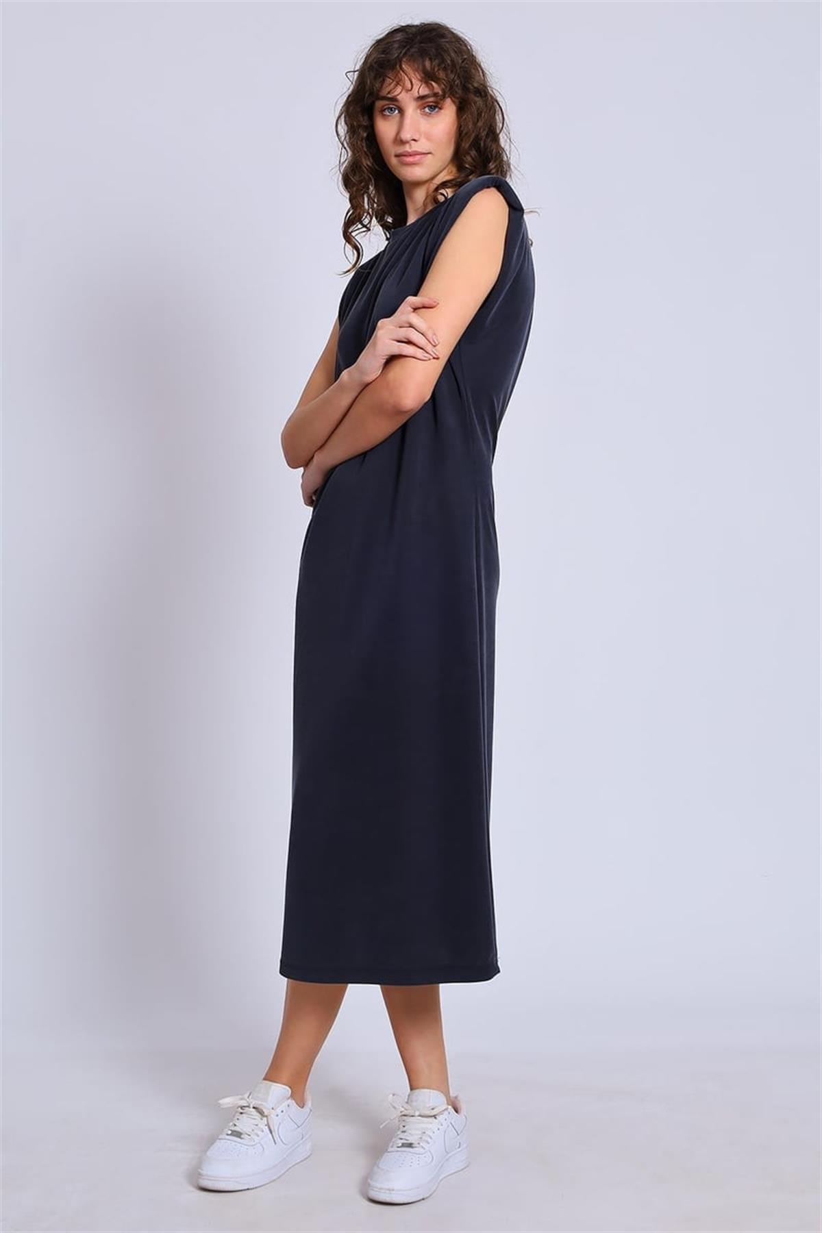 3148 PETEK ELBİSE ANTRASİT