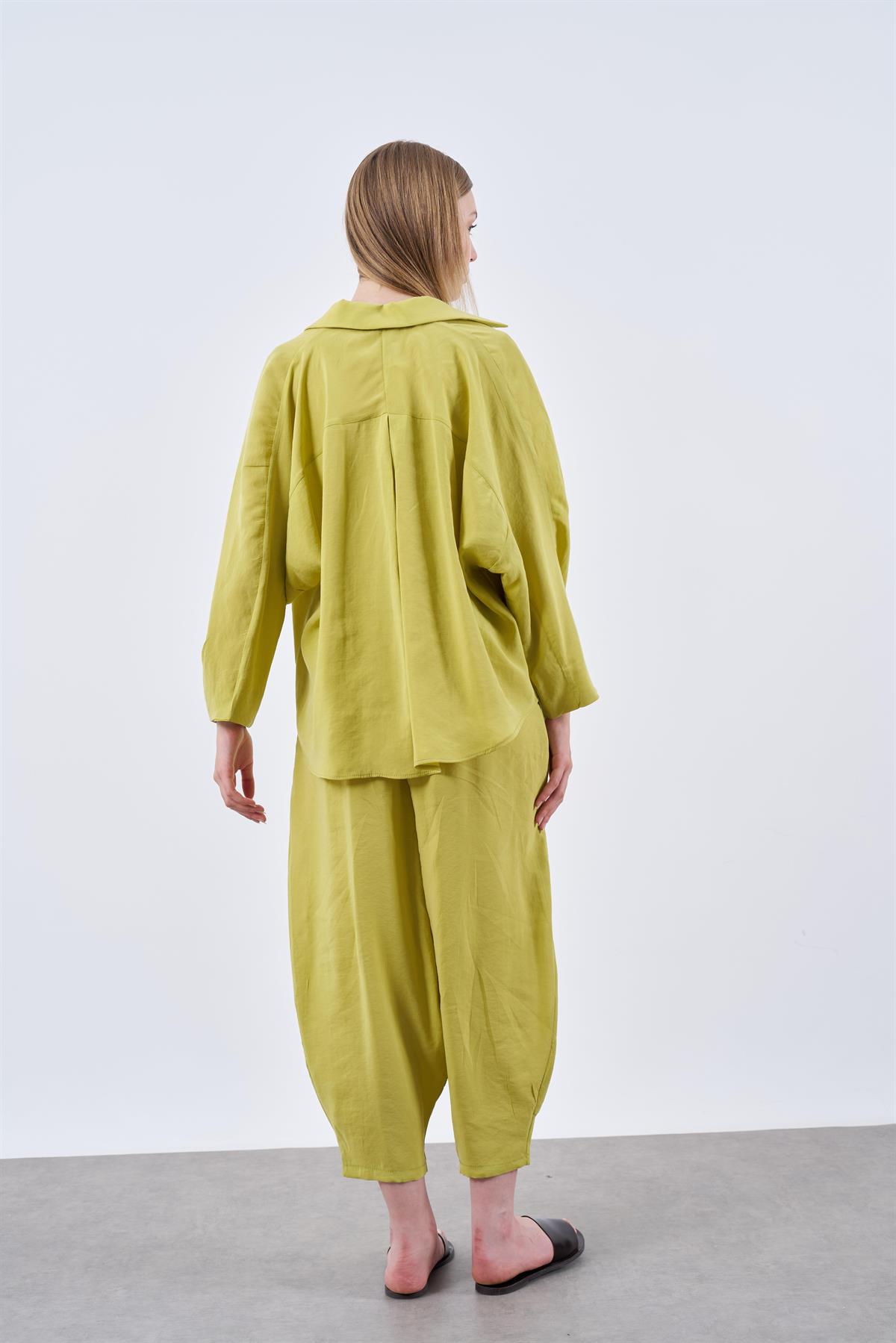 50957 GÖMLEK PANTOLON TAKIM HARDAL