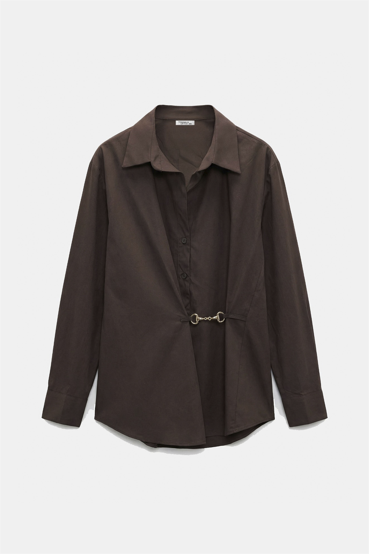 5019 TOKALI GÖMLEK KAHVE