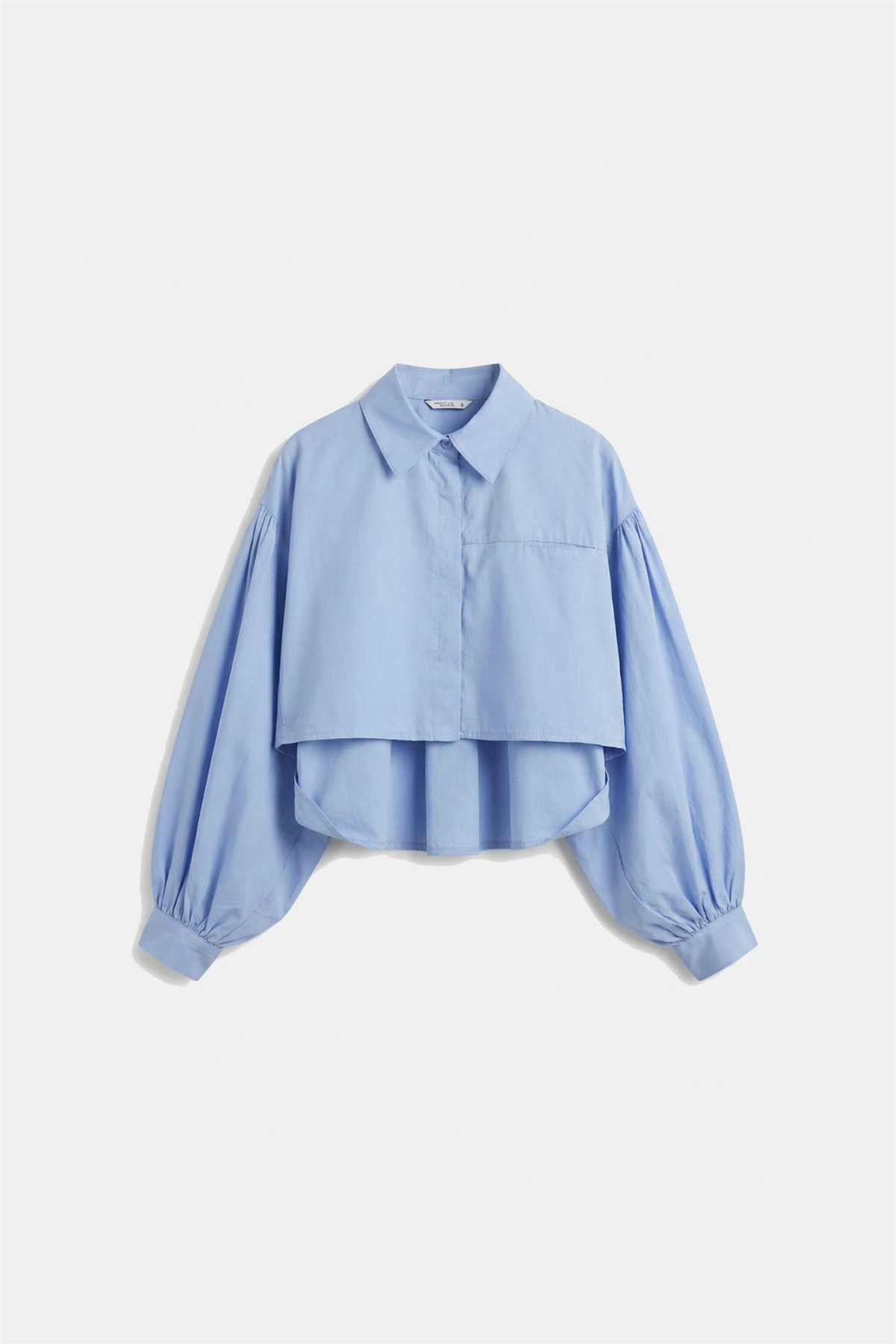 5008 POPLİN GÖMLEK MAVİ