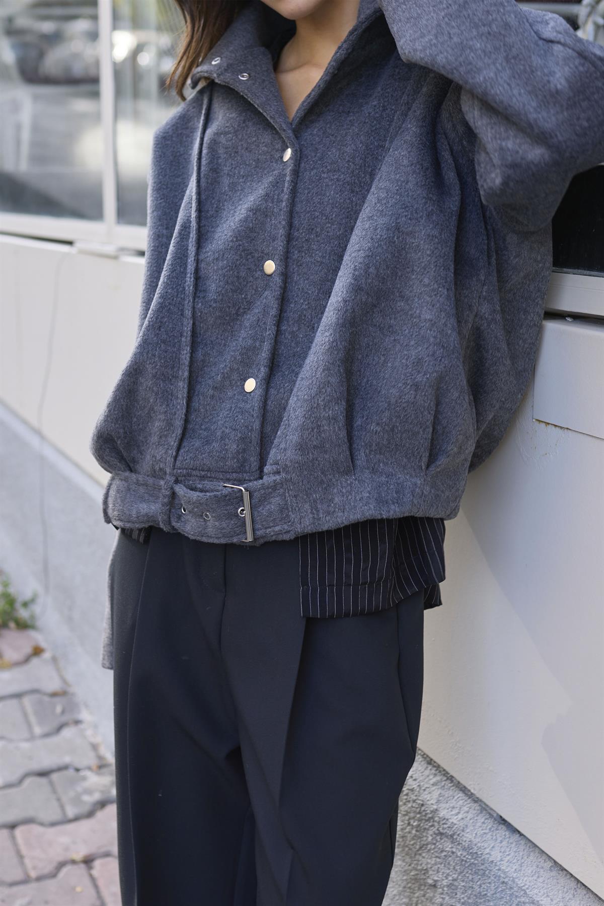 9657 KAŞE KABAN ANTRASİT