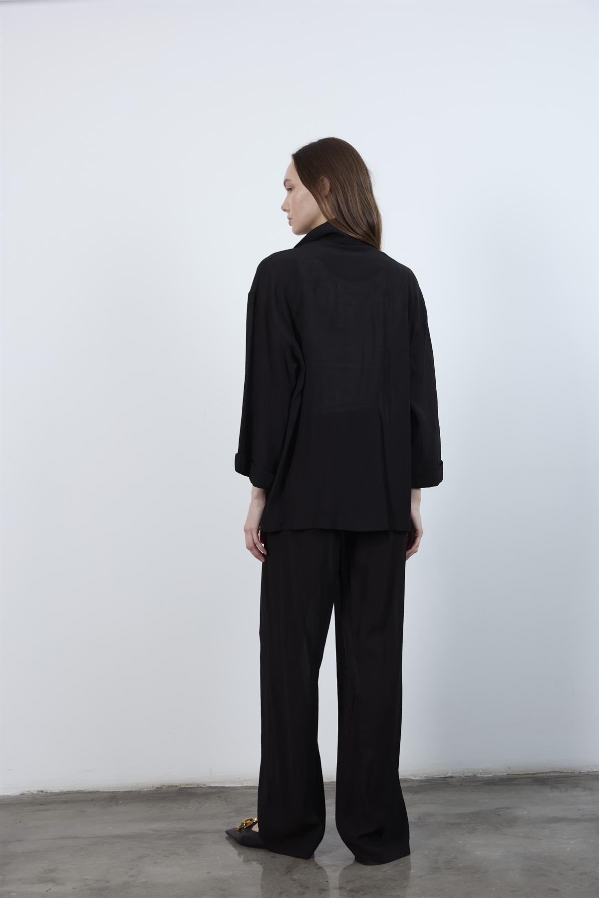 51107 CEKET PANTOLON TAKIM SİYAH