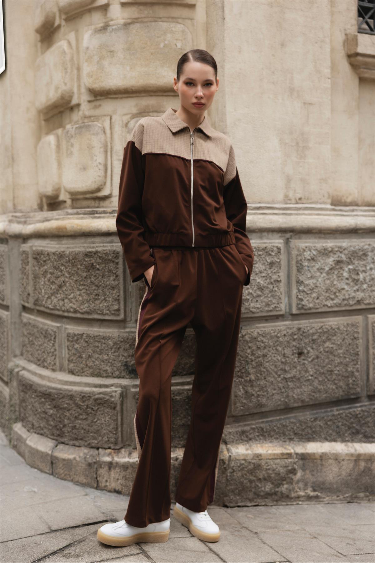 51114 GARNİLİ TAKIM KAHVE