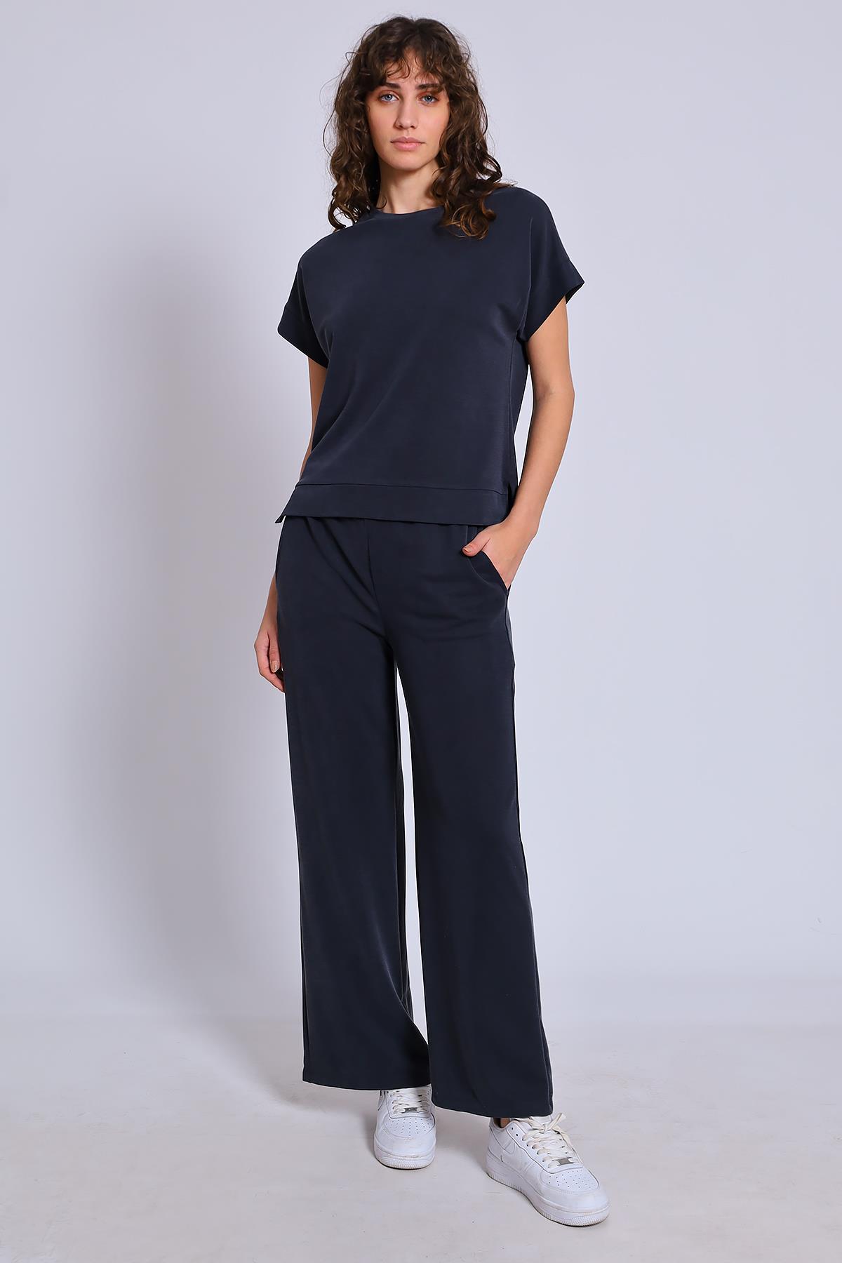 50904 TİŞÖRT PANTOLON  TAKIM FÜME