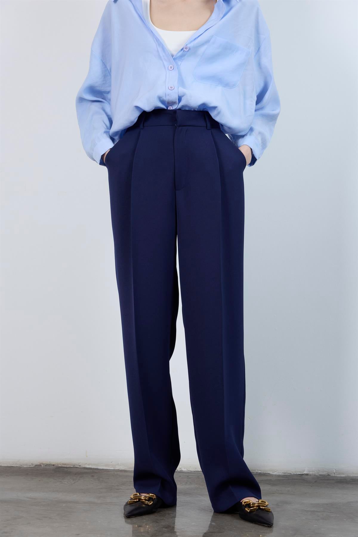 51024 PANTOLON LACİVERT