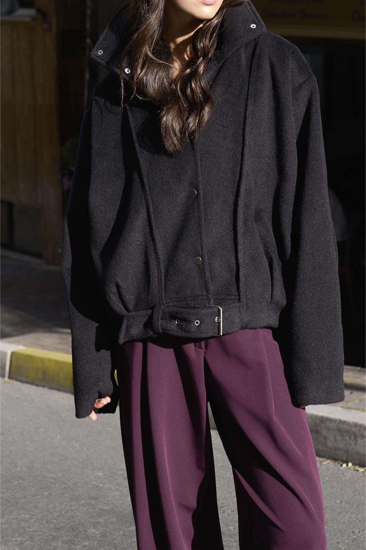 9657 KAŞE KABAN SİYAH