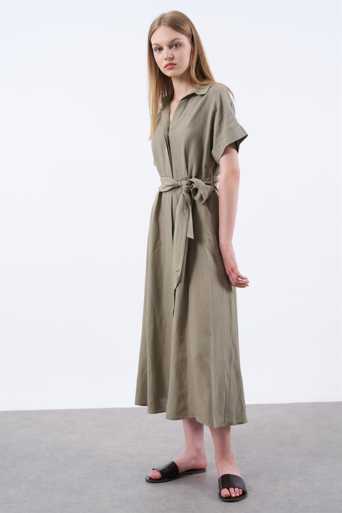 3209 GÖMLEK ELBİSE HAKİ