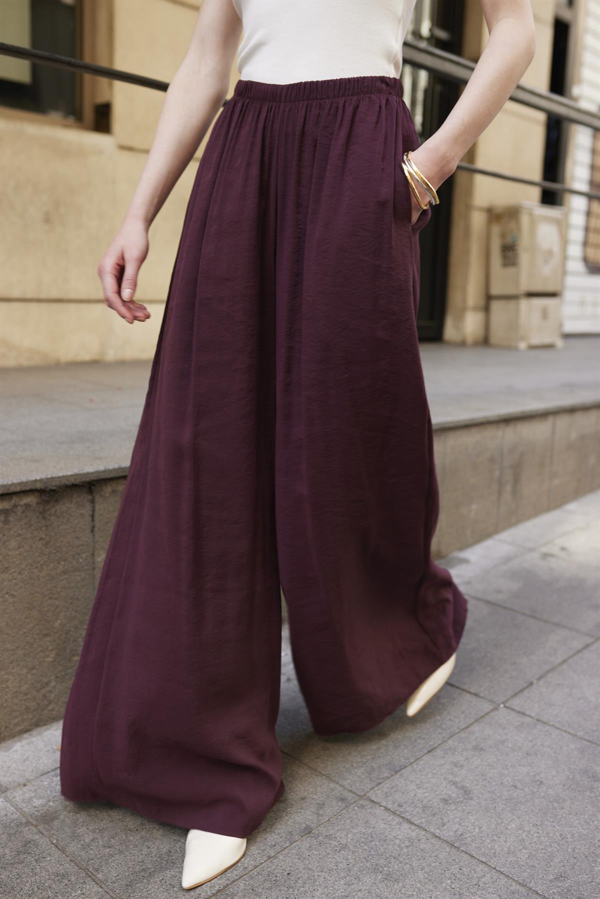 50979 LASTİKLİ PANTOLON MÜRDÜM