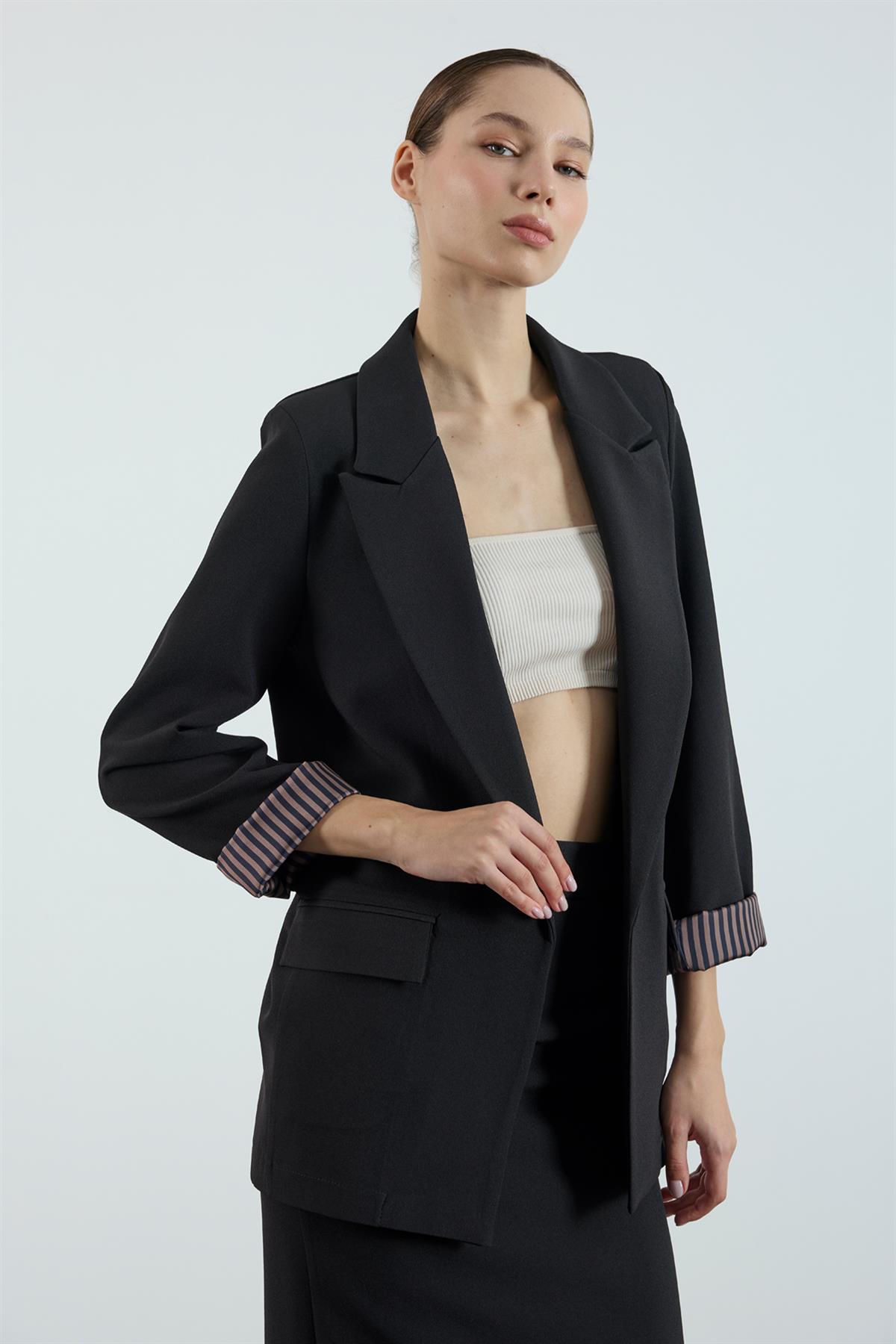 9565 ATLAS CEKET SİYAH