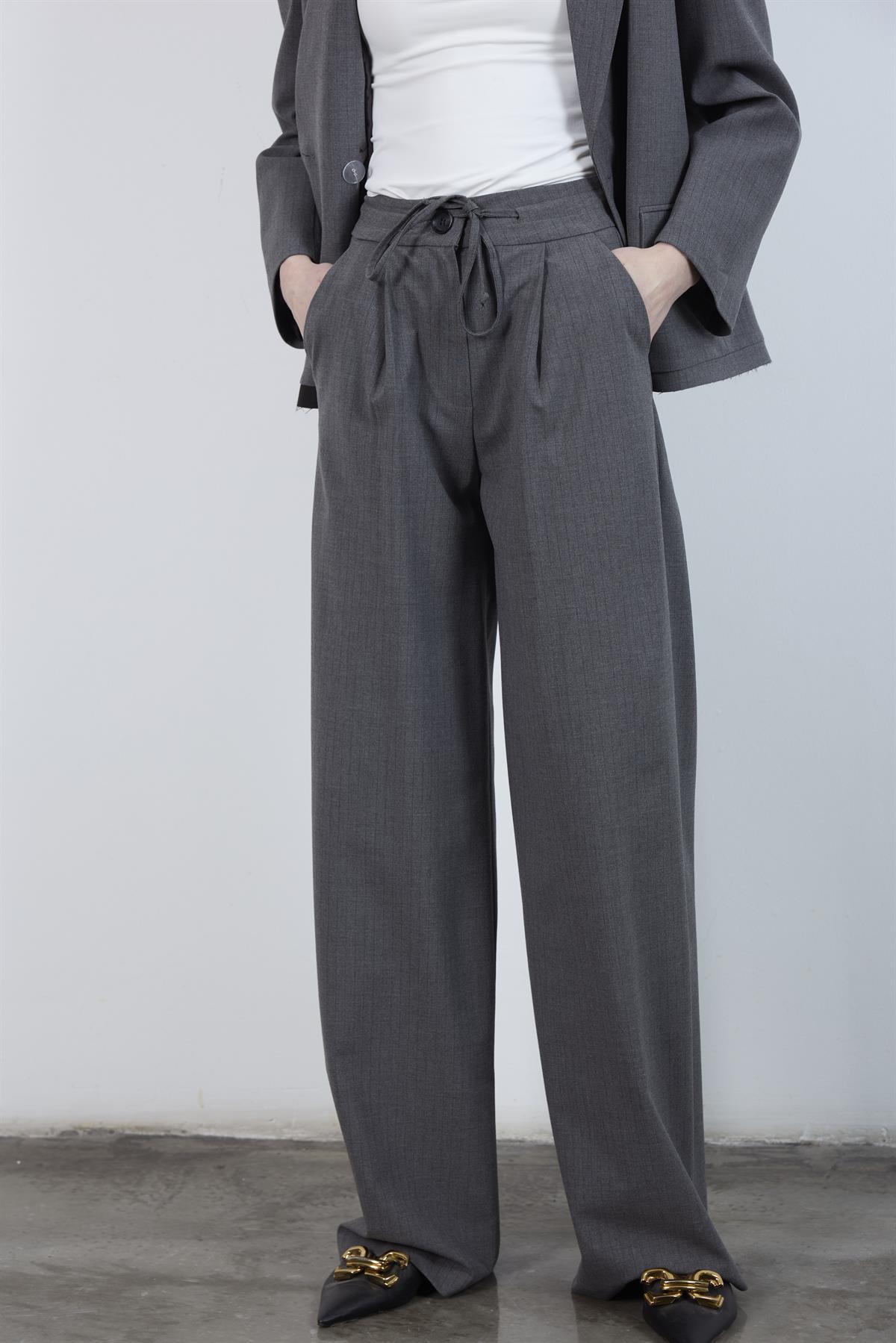 9519 POLİVİSKON CEKET PANTOLON TAKIM ANTRASİT