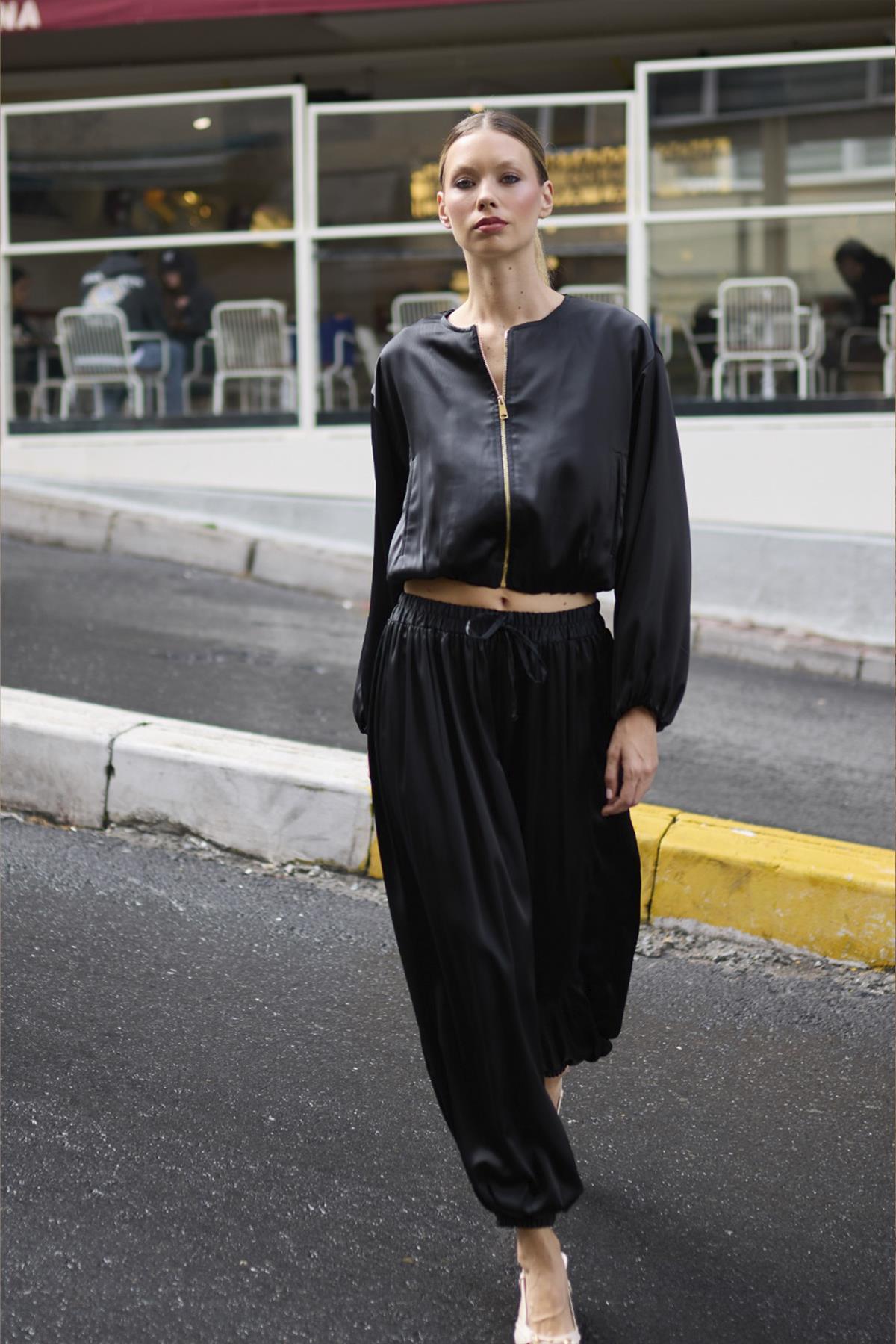 9631 BAMBER PANTOLON TAKIM SİYAH