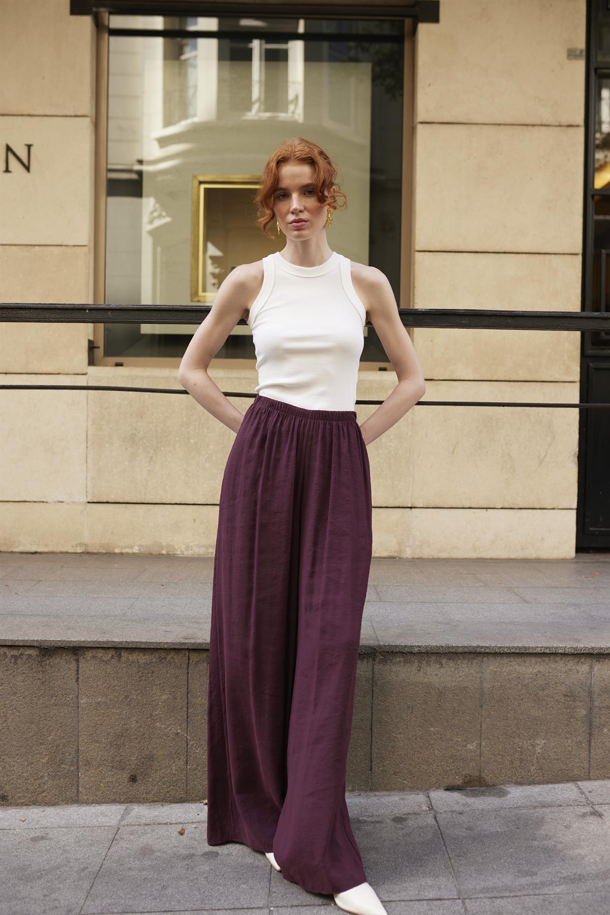 50979 LASTİKLİ PANTOLON MÜRDÜM