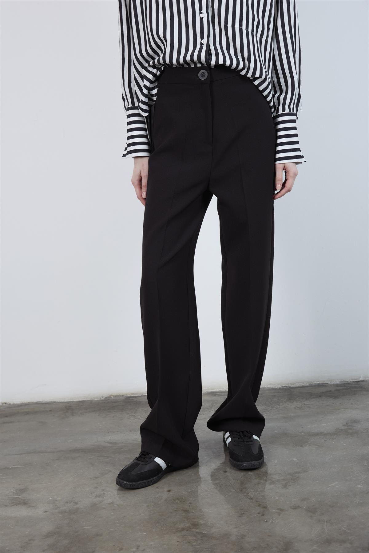 50714 PALAZZO PAÇA PANTOLON SİYAH