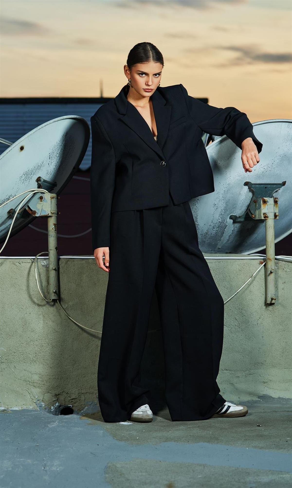 9489 CEKET PANTOLON TAKIM SİYAH