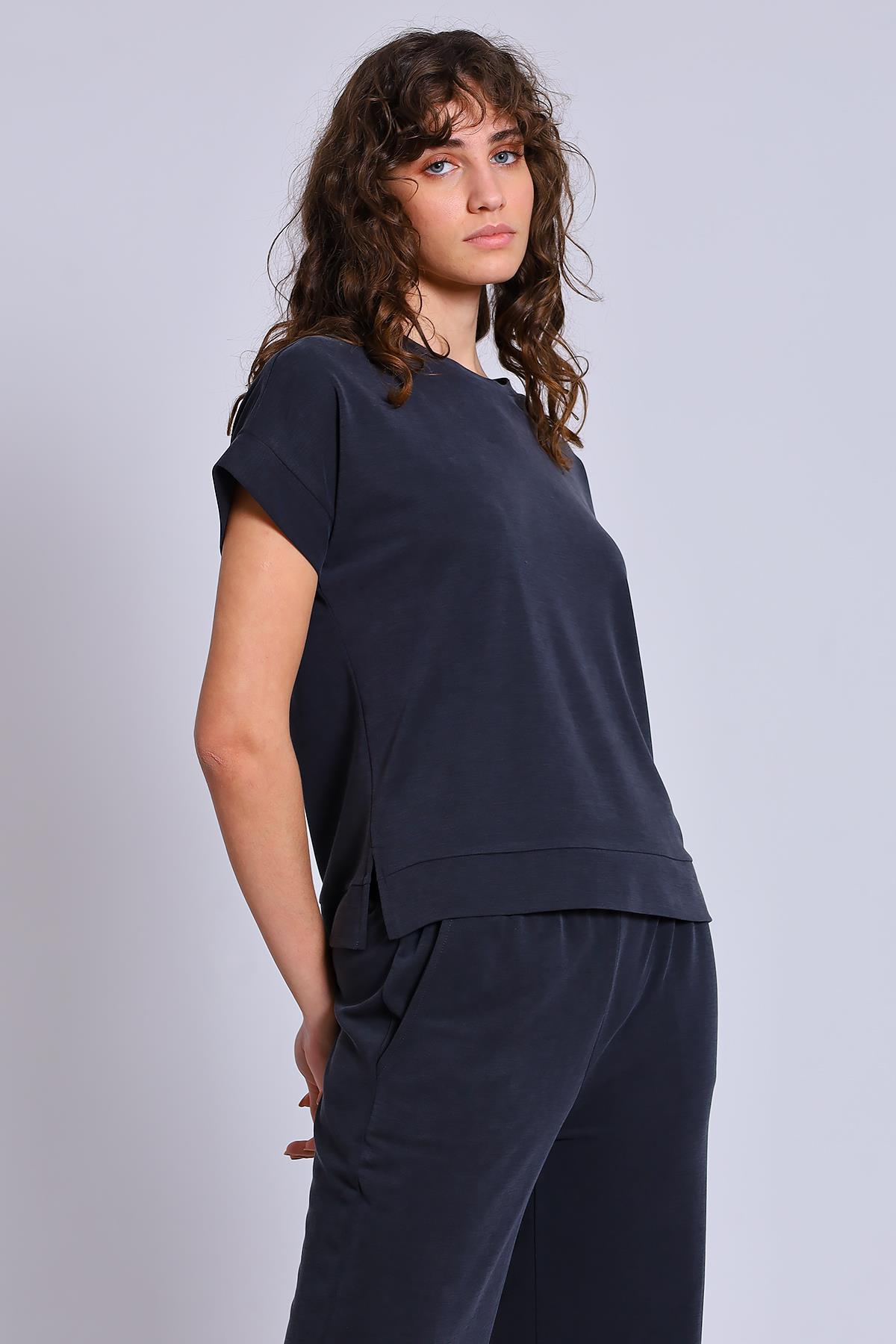 50904 TİŞÖRT PANTOLON  TAKIM FÜME