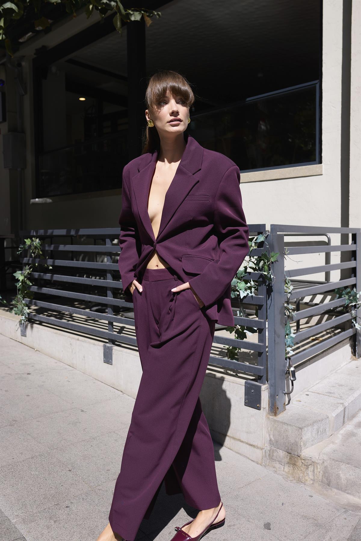 51210 POLİVİSKON PANTOLON MÜRDÜM