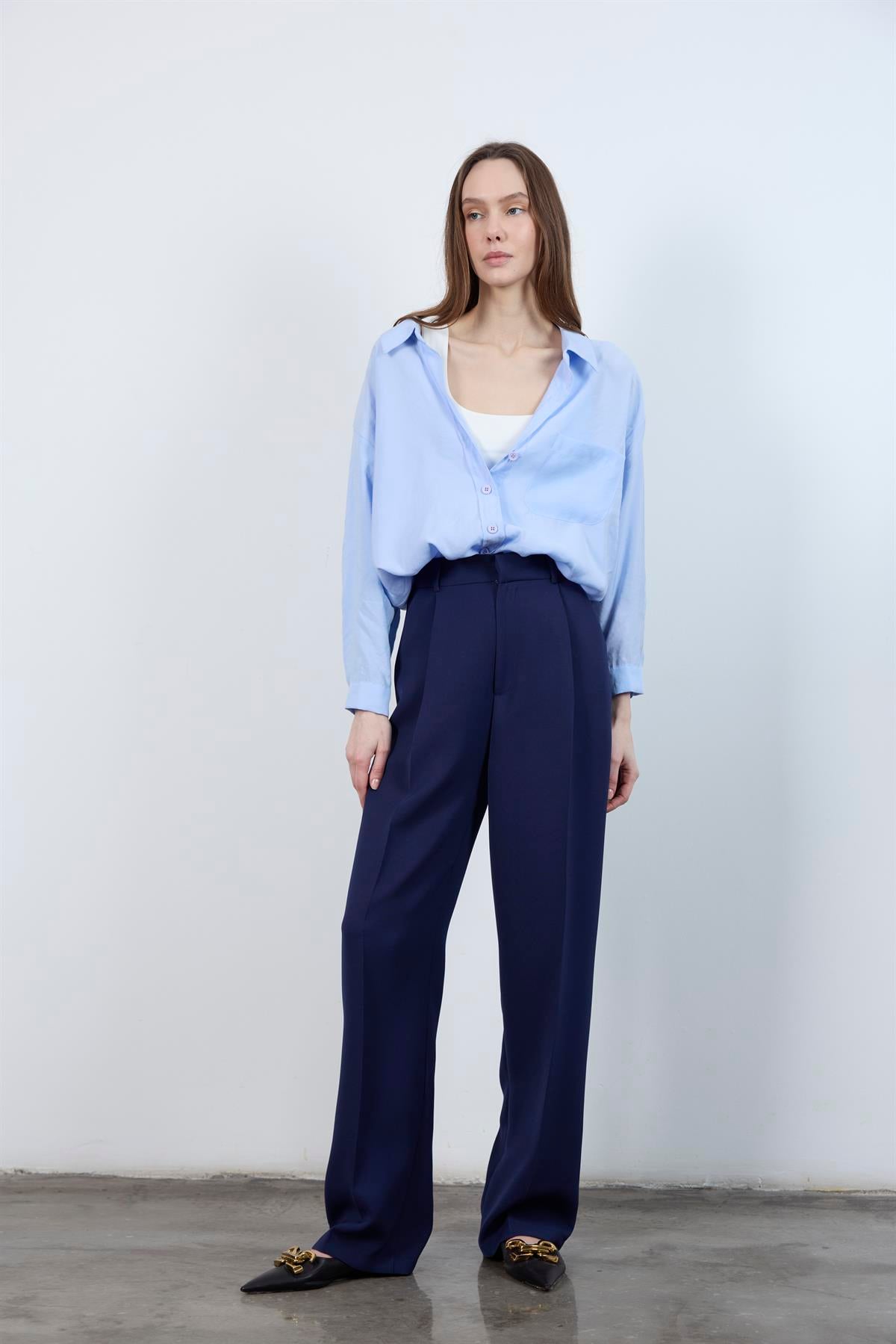 51024 PANTOLON LACİVERT