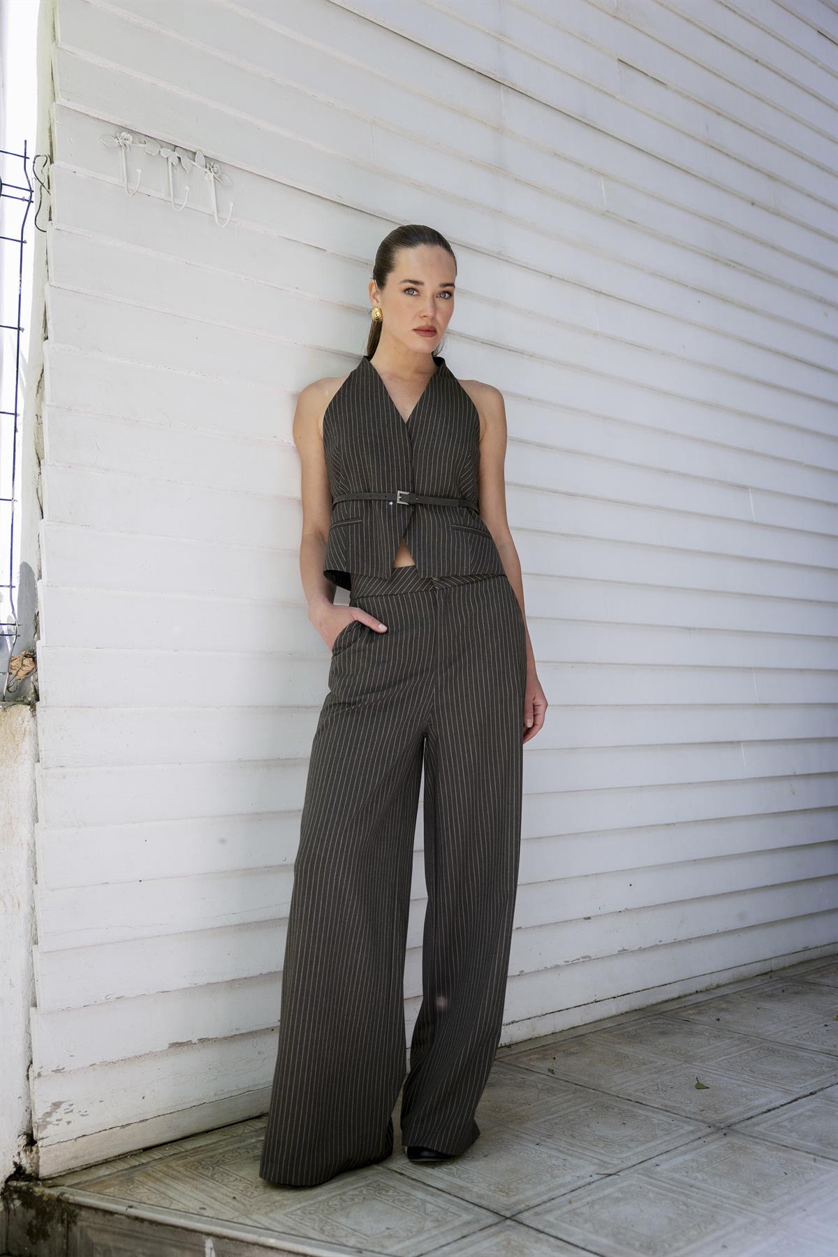 9569 YELEK PANTOLON TAKIM FÜME