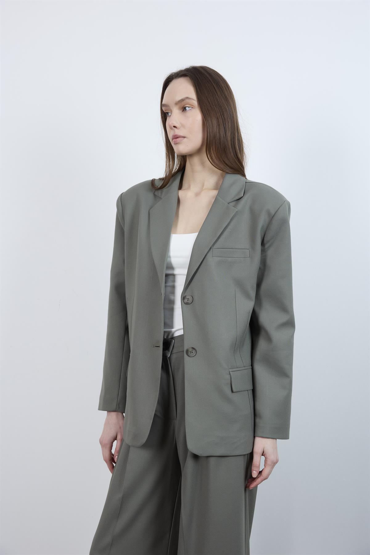 9281 POLİVİSKON CEKET HAKİ