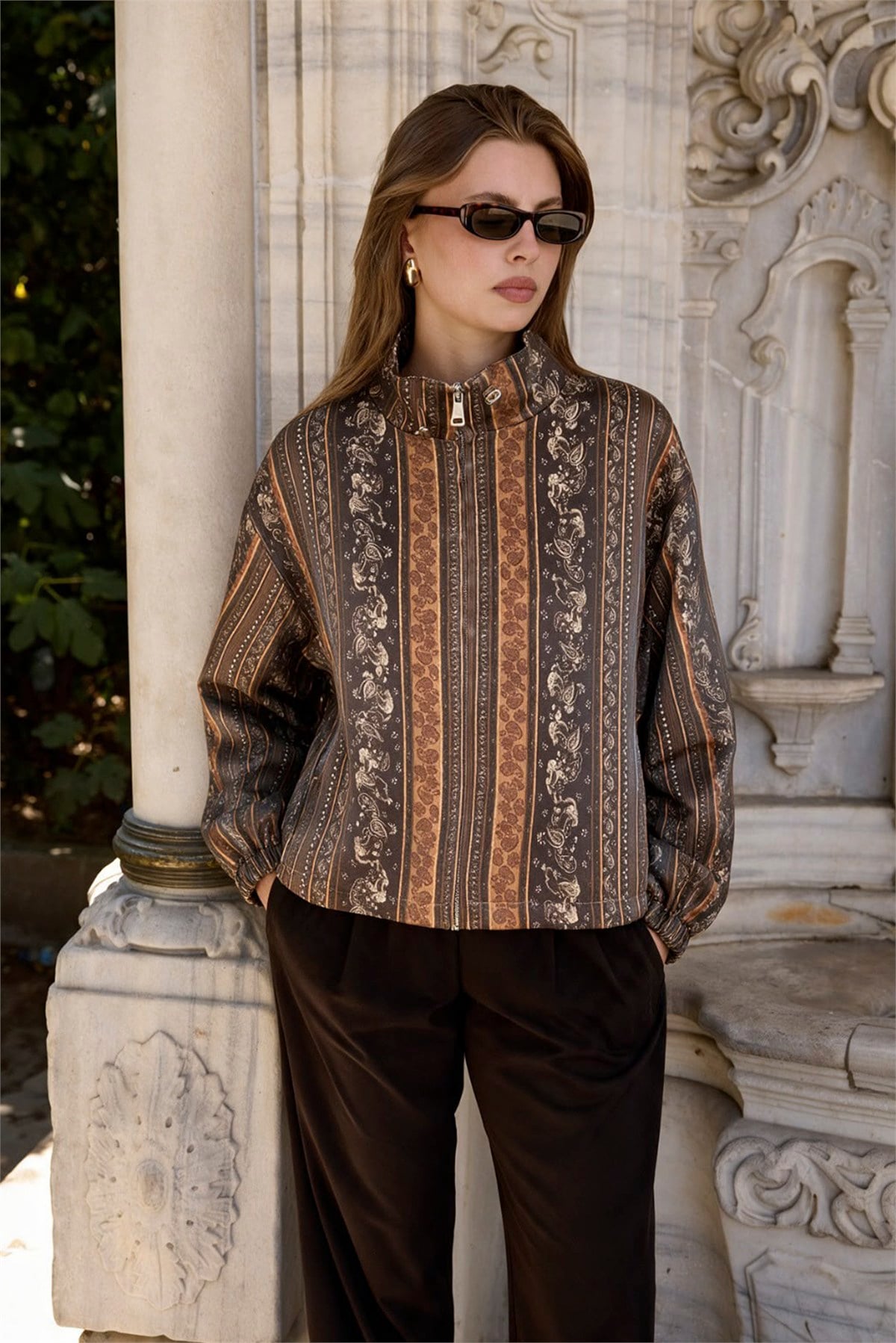 9865 REGLAN BOMBER KAHVE