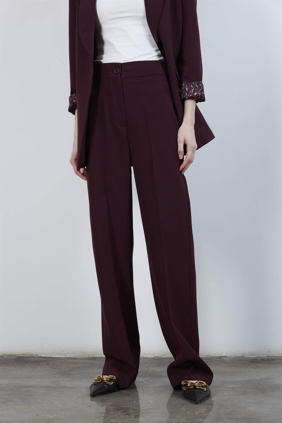 50714 PALAZZO PAÇA PANTOLON MÜRDÜM