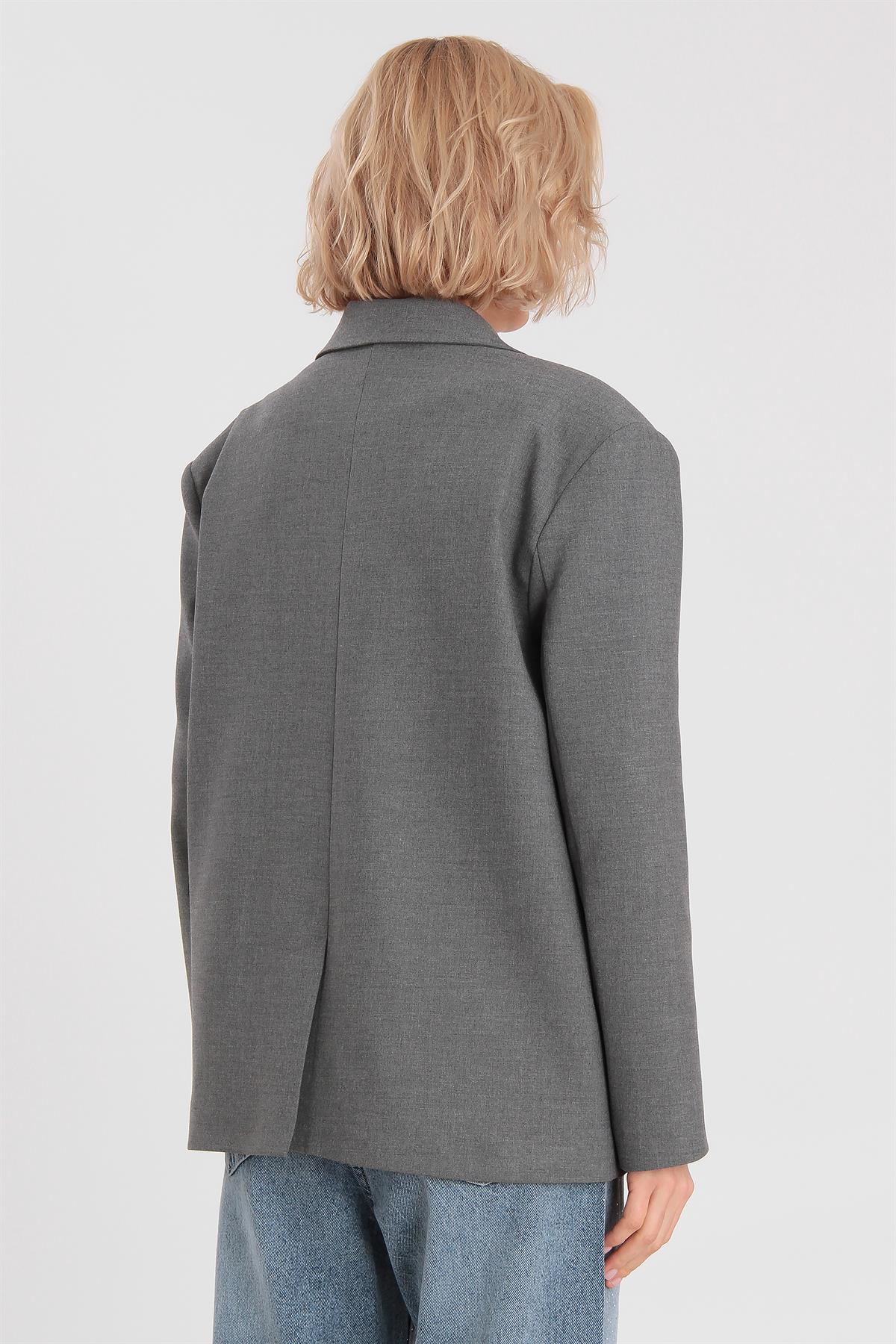 9281 POLİVİSKON CEKET ANTRASİT