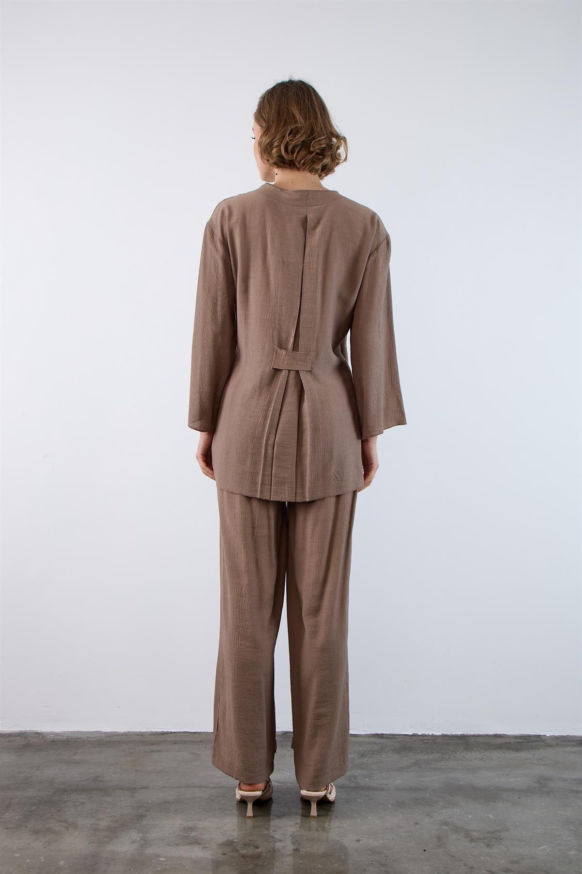 51109 KİMONO TAKIM VİZON