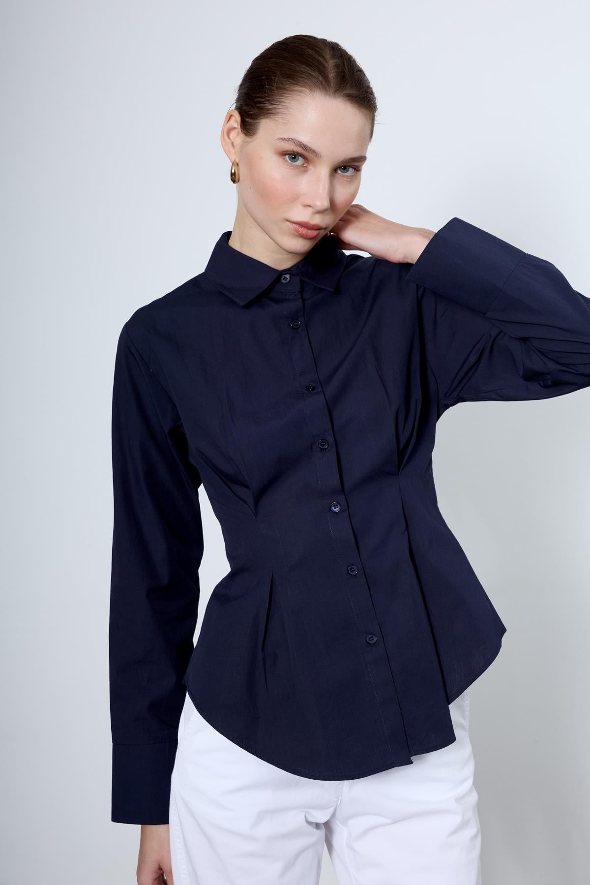 4965 PİLİLİ GÖMLEK LACİVERT