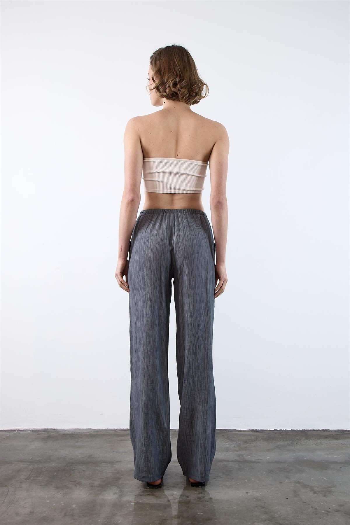 51101 BASKILI GÖMLEK PANTOLON TAKIM ANTRASİT